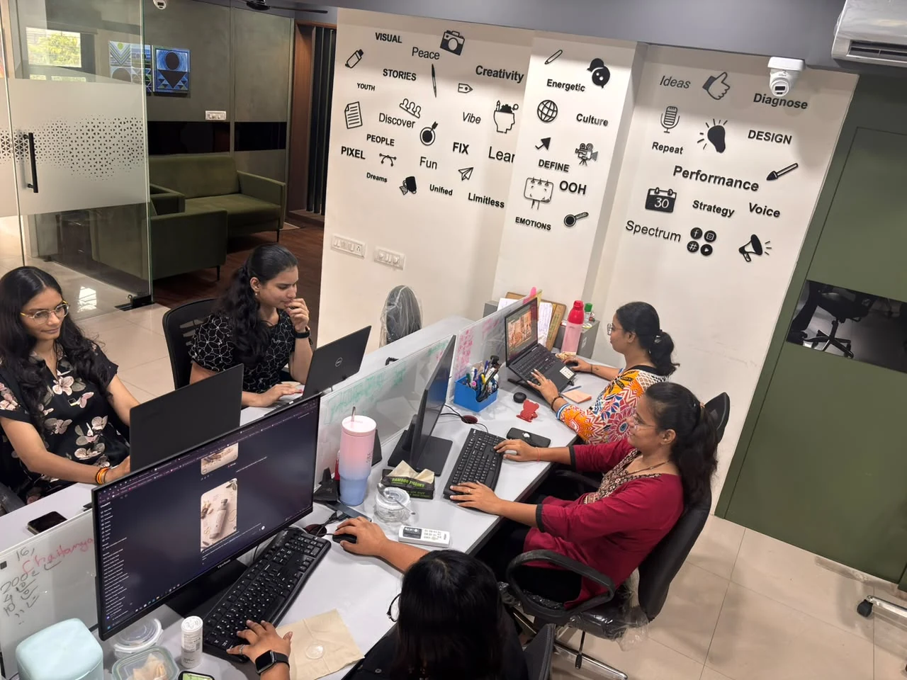 Creative studio environment